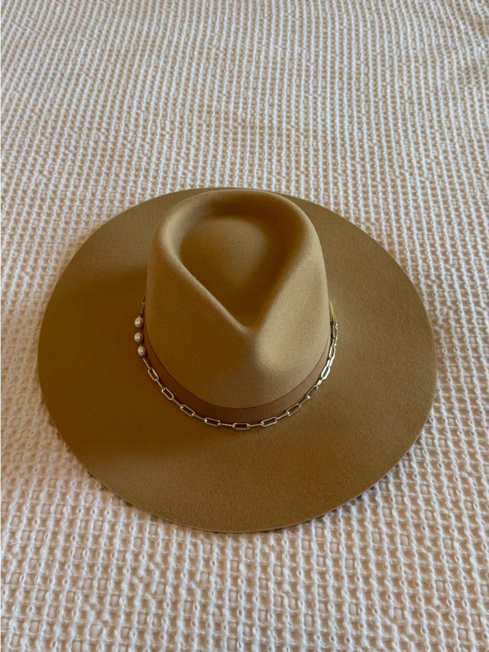 GIGI PIP Raine wide brim fedora in color honeycomb